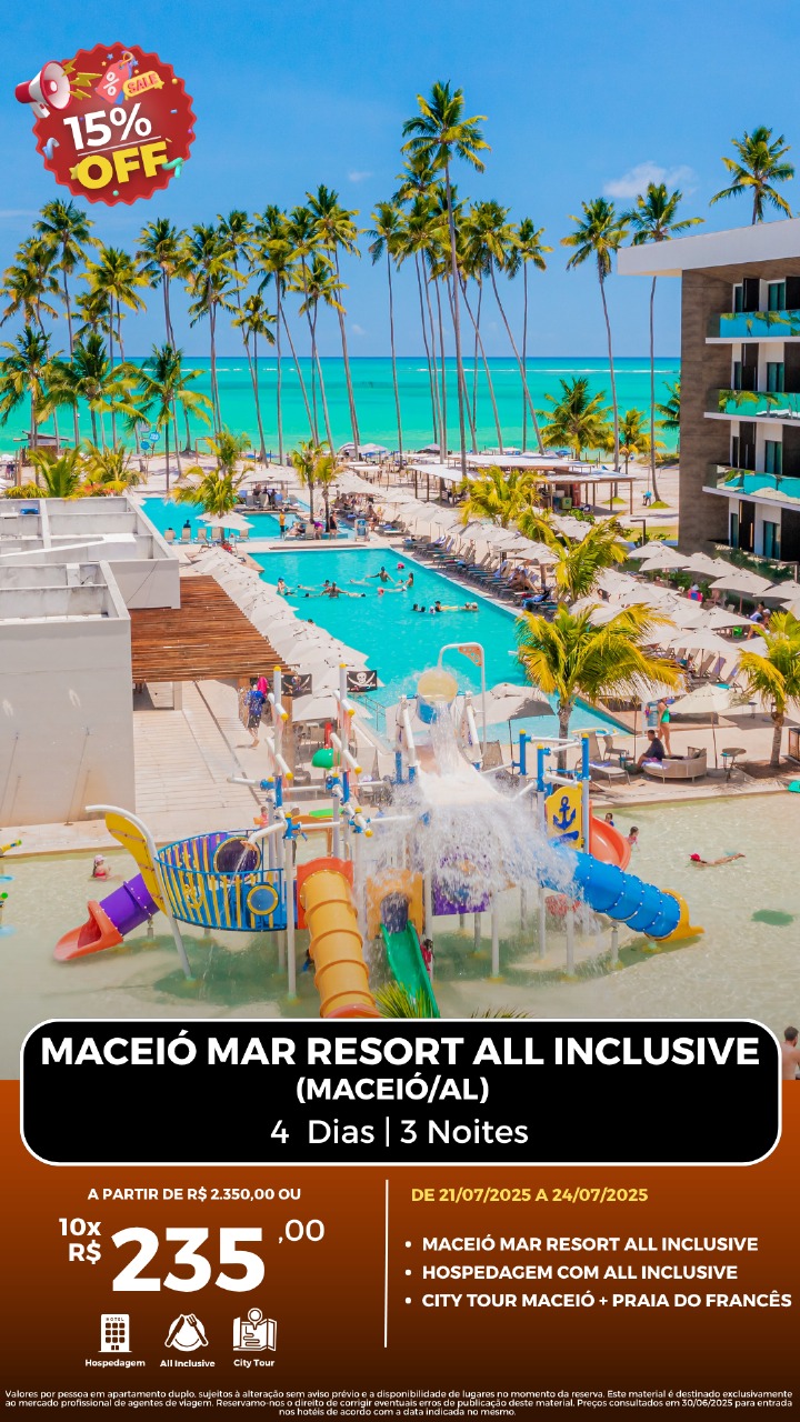 Maceió mar Resort all Inclusive 